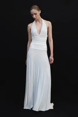 SAFIYA HALTER DRESS