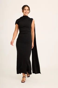 Aurelia Maxi Dress in Black