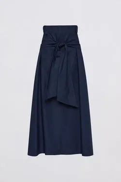 NAVY COTTON NOSTALGIA SKIRT