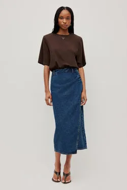Myles Denim Midi Skirt