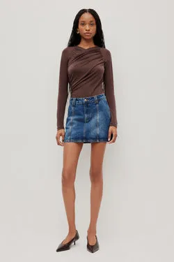 Myles Denim Mini Skirt