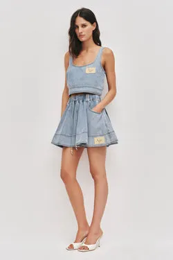 Cannes Denim Mini Skirt
