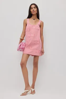 Electra Logo Denim Mini Dress