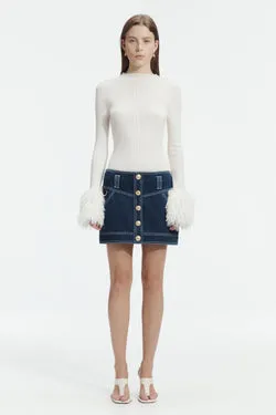 Rylee Denim Mini Skirt