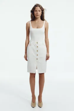 Leni Denim Pencil Skirt