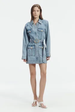 Lyra Denim Mini Dress