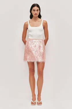 Glimmer Embellished Mini Skirt