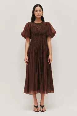 Ophelia Lace Midi Dress