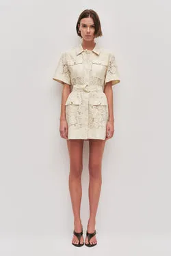 Mystic Lace Mini Shirt Dress