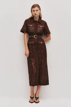 Mystic Lace Shirt Dress