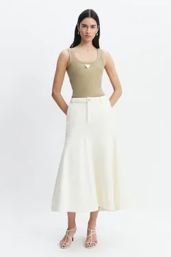 Elsie Denim Midi Skirt