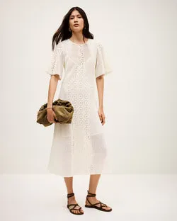 Moody Mini Dress (Ecru)