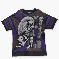 Vintage 'Positive Men' 90s Black History Month KACY WORLD COLOURS USA Made T-Shirt (XXL)