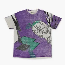 Vintage LOTTO Soccer Cleats USA Made All Over Print Tee (XL)