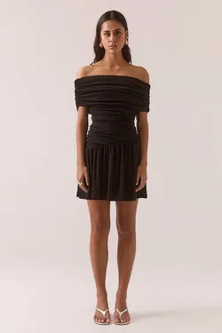CALISTA MINI DRESS - BLACK