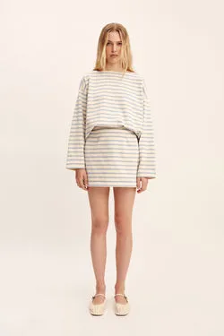 SEDGEWICK SKIRT - SKY STRIPE