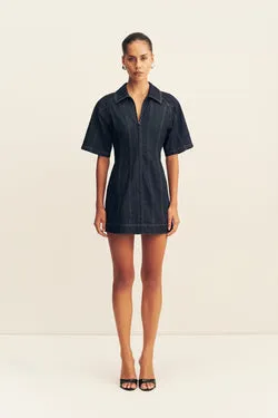 RITA SHORT SLEEVE STRUCTURED MINI DRESS