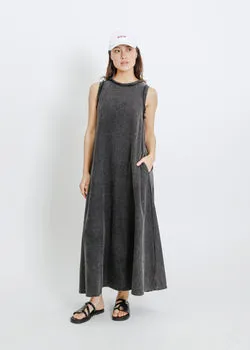 CAMPBELL DRESS / WASHED BLACK