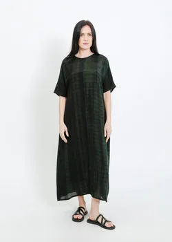 PHOENIX DRESS / BLACK-GREEN