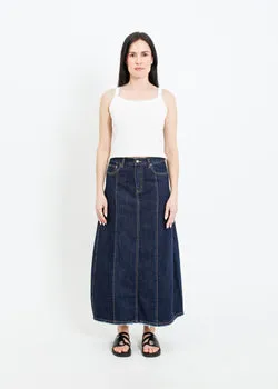 JONAH DENIM SKIRT / INDIGO