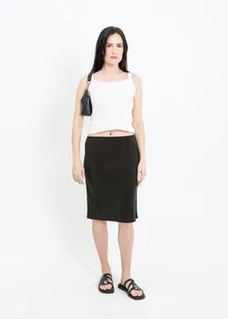 VAN SLIP SKIRT / ONYX