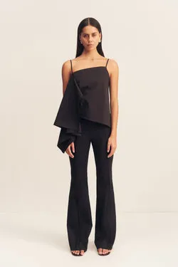 CAMPBELL SCULPTURAL CAMI - BLACK