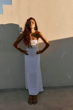 SAMPLE-Palais Maxi Dress - White