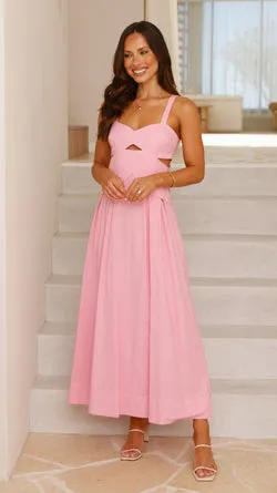 Harleigh Midi Dress - Pink