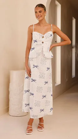 Jamie Maxi Skirt - Sweet Bow Blue