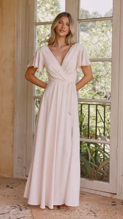 Charlize Maxi Dress - Ivory