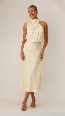 Esther Maxi Dress - Lemon