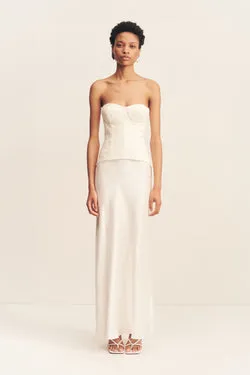 SAVANNA MAXI SKIRT - IVORY