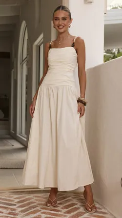 Raziela Maxi Dress - Cream