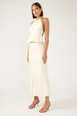 Perfect Stranger Marybelle Maxi Skirt Cream