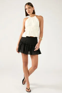 Perfect Stranger Sea Breeze Mini Skirt Black