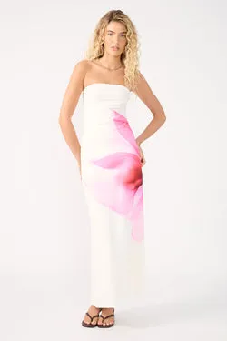 Perfect Stranger Enara Bloom Maxi Dress White