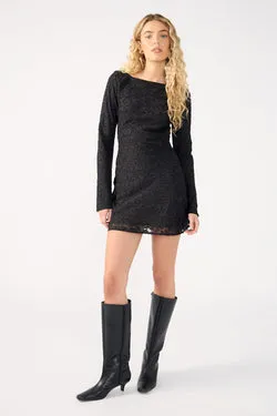 Perfect Stranger Bellina Long Sleeve Mini Dress Black