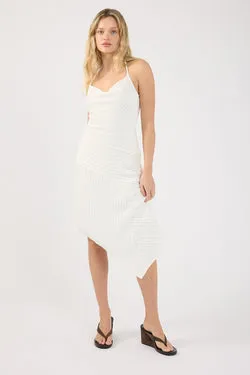 Perfect Stranger Arabella Asym Midi Dress Cream