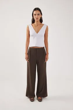 Perfect Stranger Allegra V-Neck Top Lilac