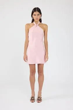 Perfect Stranger Jaden Halter Mini Dress Pink