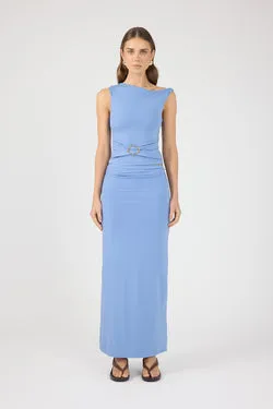 Perfect Stranger Dorian Maxi Skirt Periwinkle Blue