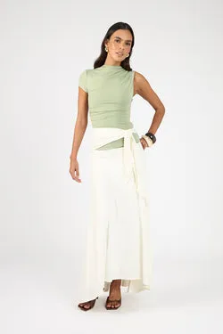 Perfect Stranger Daisy Maxi Skirt Off White