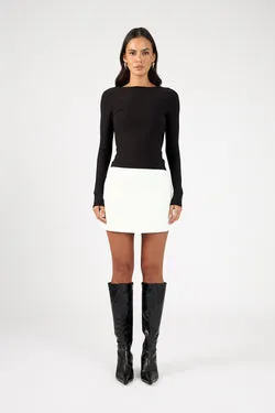 Perfect Stranger Leni Mini Skirt White