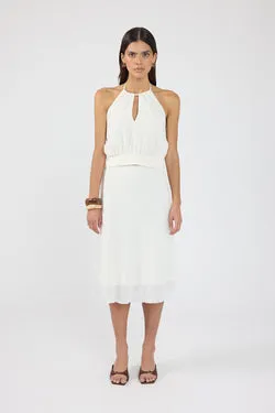 Perfect Stranger Stella Midi Skirt Off White