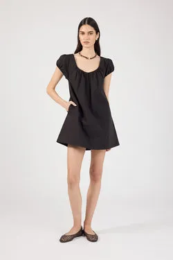 Perfect Stranger Eliana Short Sleeve Mini Dress Black