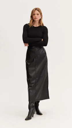 Dylan Pu Column Skirt