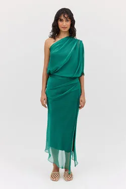 FOREST CHIFFON CLINCH SKIRT