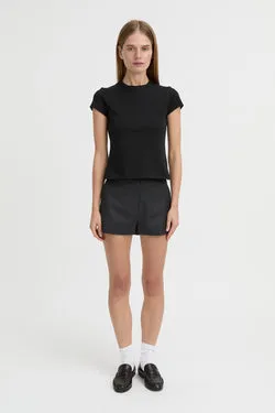 Laina Baby Tee Black