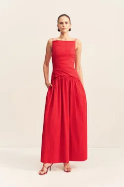 CAMPBELL SQUARE NECK MAXI DRESS - GOJI