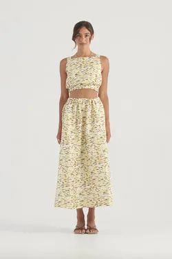 Mari Skirt Citrus Print